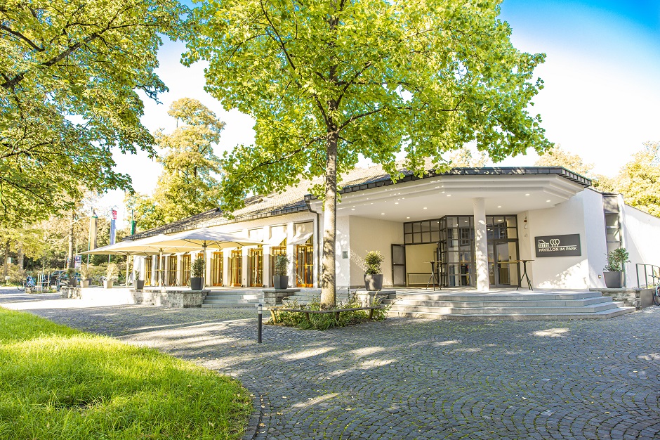 Pavillon im Park